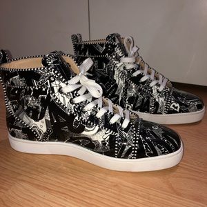 Christian Louboutin Louis Orlato Graffiti Sneakers